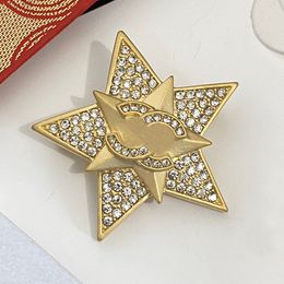 20Style Designer Jewellery Brand Brooches 18K Gold Plated Jewellery Copper Crystal Brooch Marry Luxury Women Wedding Suit Clothing Pin Party Fashion Accessories