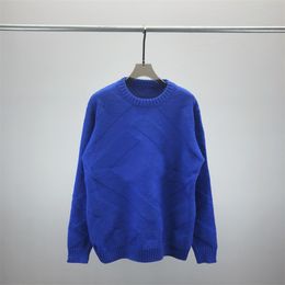 2023 Yeni Avrupa Kadın ve Erkek Tasarımcı Sweaters Retro Klasik Lüks Sweatshirt Erkekler Kol Mektup Nakış Yuvarlak Boyun Rahat Yüksek kaliteli jumper A13
