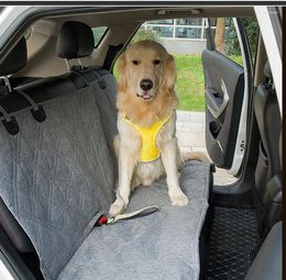 Interior Accessories Luxury Quilted Dog Car Seat Covers With Side Flap Pet Backseat Cover For Cars Trucks And Suv's - Waterproof & Nonslip