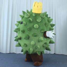 2.6m Durian Fruits Inflatable Costume Plush Suit Mascotte Carnival Halloween Fur Suit Mascot Costume For Adult