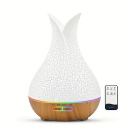 1pc 16.91oz Large Capacity Essential Oil Diffuser, Aromatherapy Diffuser Humidifier With 2 Mist Modes 4 Timers And 7 Ambient Lights Auto Shut Off Without Water