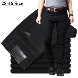 Mens Jeans Men Plus Size 38 40 Slim Skinny Stretch Straight Classic Version of Simple Black Denim Pants Male Brand Clothing 230920