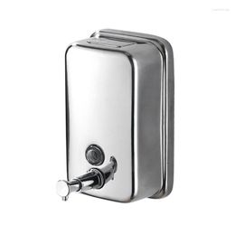 Liquid Soap Dispenser Stainless Steel Wall-mounted Shower Shampoo Holder Restaurant Toilet Dropship