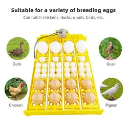 Other Pet Supplies 104 Quail Eggs Incubator Turner Automatical Turn Tray Poultry Incubation Equipment Chickens Ducks And Incubat 230920