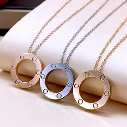 Beautiful Pendant Necklaces Fashion Designer Jewelry High Quality 316L Stainless Steel Women Jewelry321g