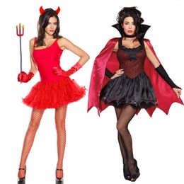 Temadräkt lady carnival halloween sexig demonisk kostym dag av de döda vintage gotiska tutu playsauit cosplay fancy klänning 230920