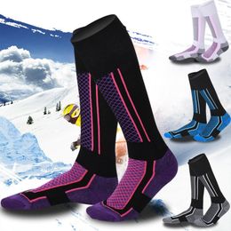Protective Gear Winter Men Women Thermal Ski Socks Thicker Cotton Sports Snowboard Cycling Skiing Soccer High Elastic Thermosocks 230920