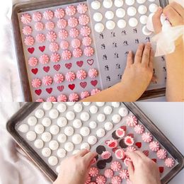10pcs Chocolate Transfer Sheet Flower Heart lips Heart Rose ButtTrans Stay Chocolate Mould decoration for chocolate T200703209o