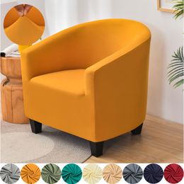 Chair Covers Elastic Spandex Sofa Cover Relax Stretch Single Seater Club Couch Slipcover for Living Room Non Slip Armchair Protector 230921