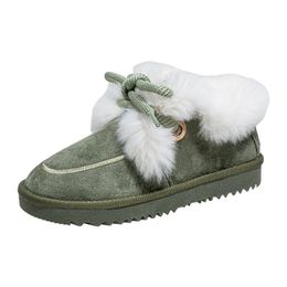 Boots Snowy For Women In 2023 Winter Plush And Warm Women s Shoes Cute Short Cotton 230921