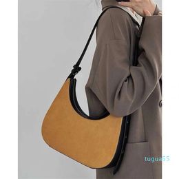 Design Saddle Bag for Women Shoulder Diagonal Cross Underarm Bag Women Versatile Casual Commuting Bag