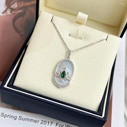 Chains 2023 Brand Women's Necklace Luxury Jewellery For Women Designer Pendant Fashion Round Chain Necklaces
