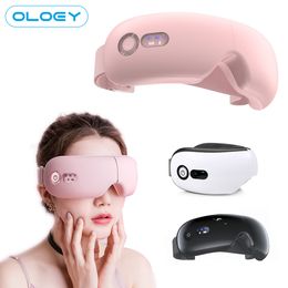 Eye Massager Electric Smart Airbag Vibration Compress Bluetooth Music Massage Relieve Fatigue Dark Circles Protector 230920