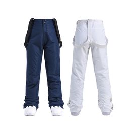 Skiing Pants Thicken Snow Outdoor Sports Snowboarding Breathable Strap Trousers Unisex Men Women Ski Windproof Waterproof Winter 230920