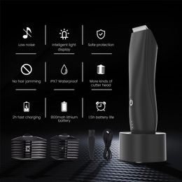 Clippers Trimmers Professional Clipper Rechargeable Beard Trimmer Cutting hine Electric Shaver For Body Hair Shaving Safety Razor 230921