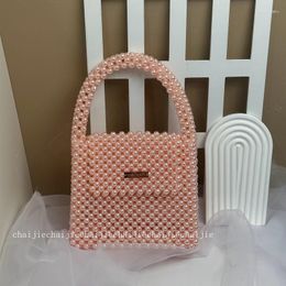 Вечерние сумки, модная ретро-фея с розовым жемчугом, сумка ручной работы, расшитая бисером, роскошная высококачественная тканая женская сумка на плечо, настройка на заказ