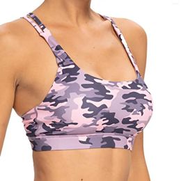 Women's Shapers Tops Strappy Crisscross Adjustable Wirefree Padded Yoga Tank Sports Bra 3 Shirts
