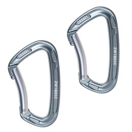 Carabiners 2 Pieces 24KN Outdoor Mountaineering Climbing Carabiner Rappelling Outdoor Climbing Carabiner Arborist Abseiling Hardware Gear 230921