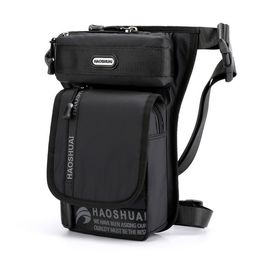 Outdoor Bags Men Outdoor Waterproof Drop Leg bag Thigh Hip Bum Beltleg Fanny Pack Waist Travel Riding Motorcycle Sling Crossbody Shoulder Bag 230921