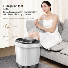Foot Treatment Fully Automatic Massage Bath Bucket Household Electric Footbath Heated Constant Temperature Massager Machine y230920