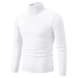 Men's Sweaters Man Clothes Sweater For Male Winter Outfit Knitwear Pullovers Long Sleeve Men Turtleneck Slim Fit