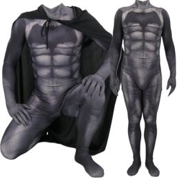 Dawn of Justice Bruce Wayne Clark Kent Cosplay Costume Zentai Superhero Bodysuit Suit Jumpsuits Cloak