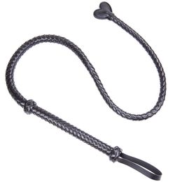 Whips Crops PU Leather Horse Whip With Lashing Handle Paddle Scattered Whip for Horse Training Crop Whip 1.3M 230921