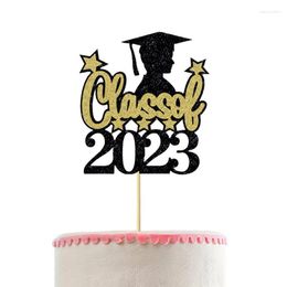 Festive Supplies Graduation Cake Topper Class Of 2023 Party Decorations High School Boys Girls Graduate Supply