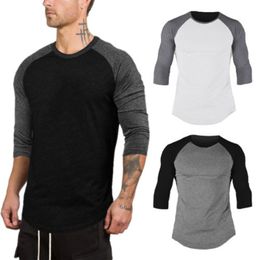 Men s T Shirts Spring Top Men Womens 3 4 Sleeve Raglan Baseball Triblend Casual T Shirt Tee Jersey 230921