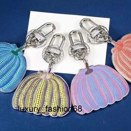 Keychains top & Lanyards 2023 New Design Pumpkin Keychain Colourful Bag Chain High Quality