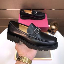 Elegant Gentlemen Handmade Oxfords Slip On Genuine Leather Loafers Mens Brand Perfect Walking Flats Wedding Party Dress Shoes Size 38-45 nkh0003