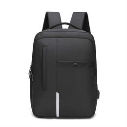 New Commuter Business Backpack 15.6-inch Laptop Backpack Creative Reflective Stripe Bag Printable 230922