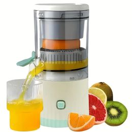 Portable Multifunctional Juicer with Automatic Juicing and Separation - Fresh Orange Juice Cup with USB Charging