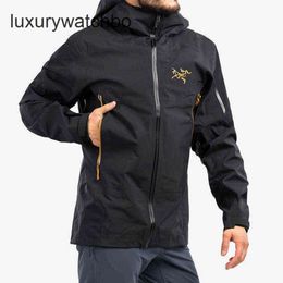 Sweatshirt Jackets Mens Arc'teryes Coats Designer Jackets Brand 24k Black Gold Rushsuit Male Sabre Ar Weather Proof Warm Ski Suit 4OF4