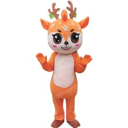 Performance Sika deer Mascot Costume High Quality Halloween Fancy Party Dress Cartoon Character Outfit Suit Carnival Unisex Adults Outfit