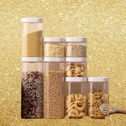 Storage Bottles Plastic Sealed Tank For Convenient Of Miscellaneous Grains And Noodles