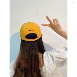 Ball Caps Korean Casual Trendy Hip-Hop Simple Male Embroidery Women Baseball Cap Sport Sun Hat