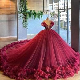 Vintage Burgundy Long Sleeves Prom Mother of the Bride Dresses Plus size Lace Beaded Sequin Evening Red Carpet Formal Gowns D2876