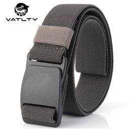 Belts Metal-Free Stretch Belt High Quality Hard Nylon Quick Release Buckle Airport Working Belt Strong Nylon Unisex Elastic Belt Men 230922