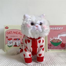 Cat Costumes MPK Series Winter Open Button Pet Sweater Also Suitable For Dog