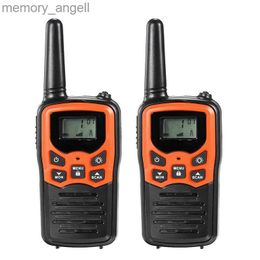 Walkie Talkie 2Pcs Handheld Walkie Talkie Radio 22 Channels Set 10 Km Uhf 400-470 Mhz Dual Band Long Range Communication Transceiver HKD230922