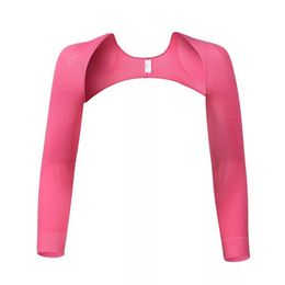 Arm Shaper Women's Body Corset Shaping Posture Adjustment Correction Antihunchback 7point Long Sleeve Butterfly Shoulder Pad 230921