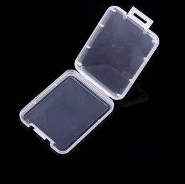 DHL Memory Card Case Box Protective Case for SD SDHC MMC XD CF Card Shatter Container Box White transparent SN870