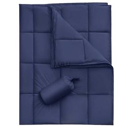 Blankets Bidekanu Travel Blanket Throw Blanket Windproof Water-Resistant Camping Blanket Packable For Indoor and Outdoor Lightweight Warm HKD230922