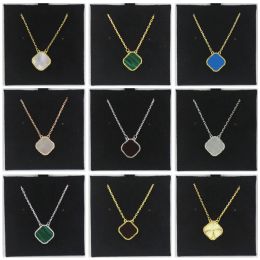 Fashion classic design 4/ Four-leaf clover Fritillary pendant necklace Anniversary Gift Holiday with gift box packaging