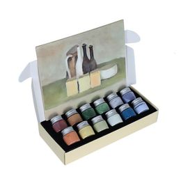 Craft Tools 12 Colour Y Clay Art Underglaze Watercolour Paint Morandi Glaze Diy Ceramic Colouring Jingdezhen High Temperature Drop Deli Dh4Fy