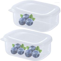 Storage Bags Refrigerator Box Kitchen Organiser With Lid Portable And Stackable Clear Containers For Freezer Desk Cabinet