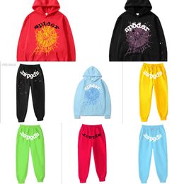 Sp5der Young Thug 555555 Men Women Hoodie High Quality Foam Print Spider Web Graphic Pink Sweatshirts y2k Pullovers S-2XL hoodies