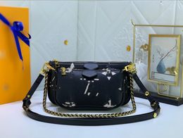 10A Top Quality Bags Crossbody Women Handbag BRAND Designer Shoulder Handbags MULTI POCHETTE Leather Luxurys Detachable Chain Clutch Pouch Composite Bag