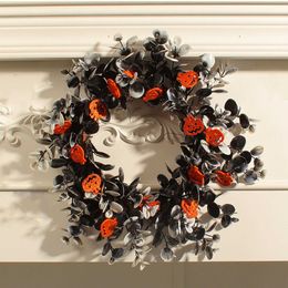 Christmas Decorations Halloween Garland Door Hanging Festive Window Party Simulation Pumpkin Wall Hanging Garland Home Decor Decoration R230922